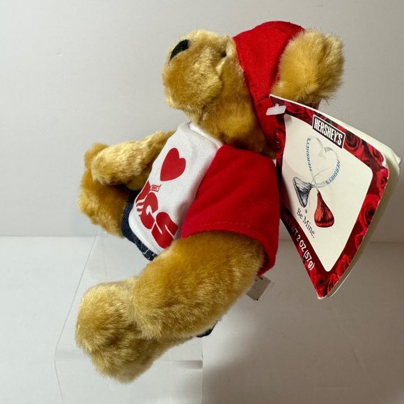 Hershey Kisses I Love Hugs6" Seated Plush Bear Chocolate Not Included - Picture 4 of 10